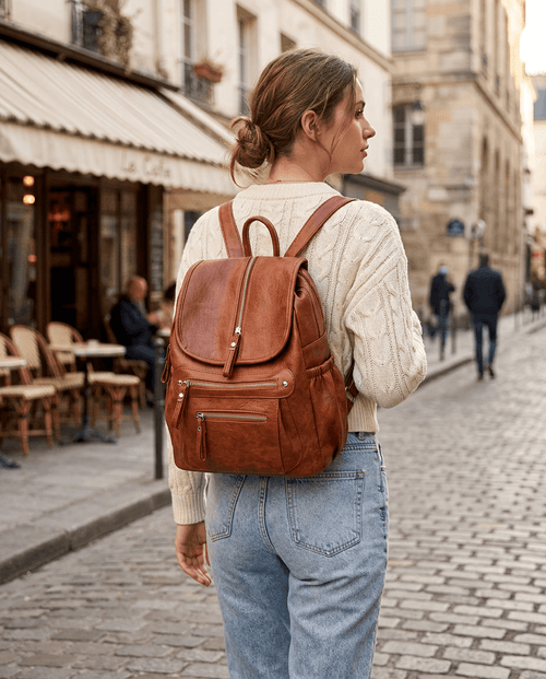 Sac à dos en cuir New York № 4