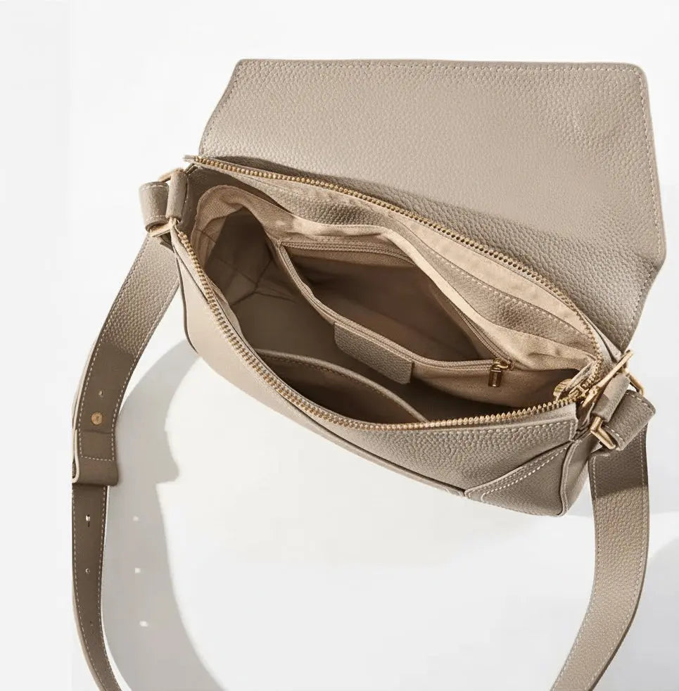 Sac d'épaule en cuir design Éloria™