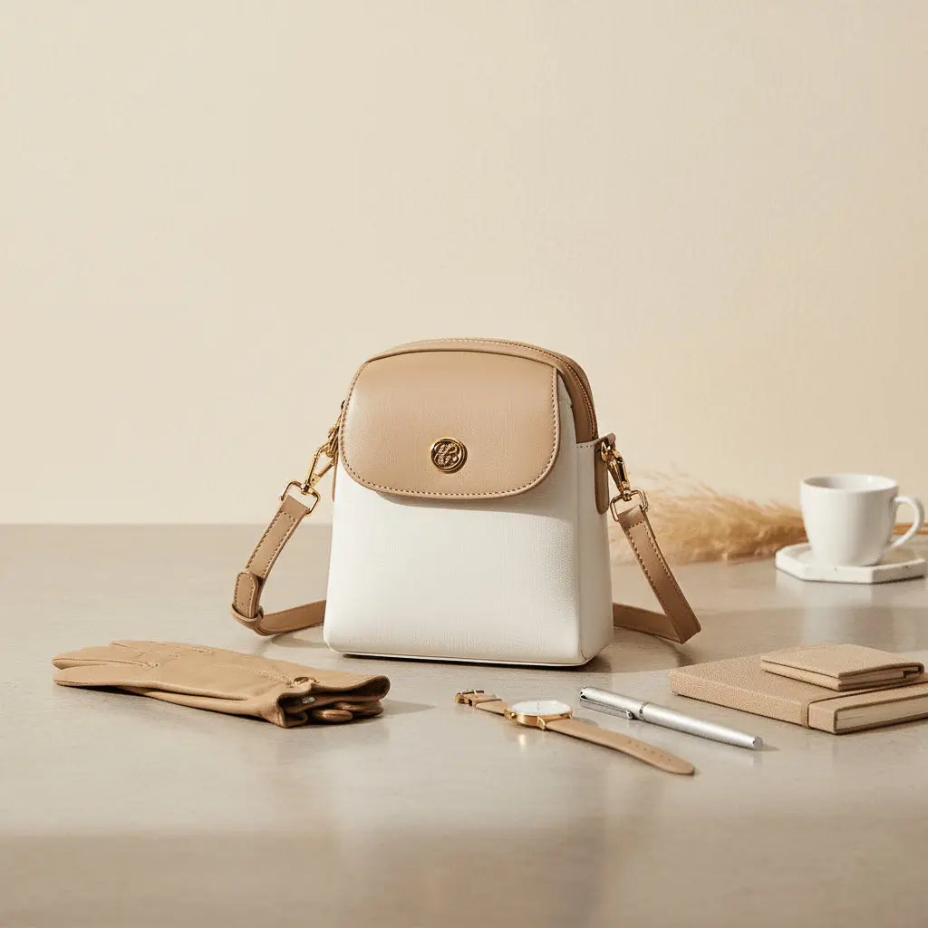 Petit sac en cuir à bandoulière Éloria™