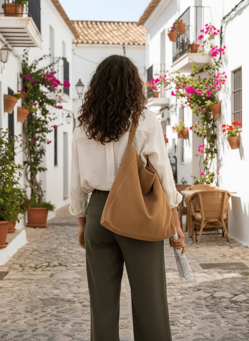 Sac fourre-tout en Daim de styliste Éloria™