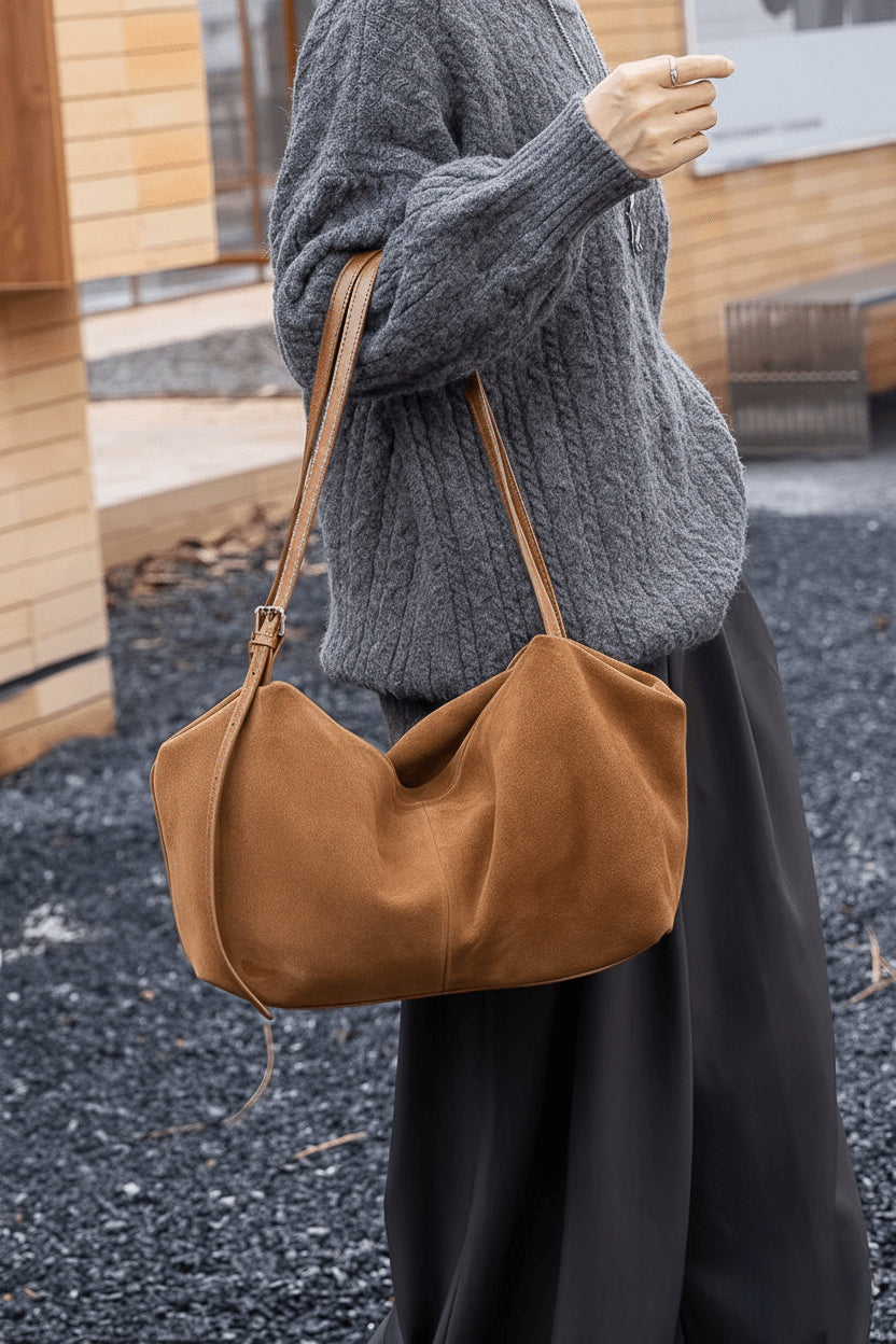 Sac en cuir suédé Athènes № 3