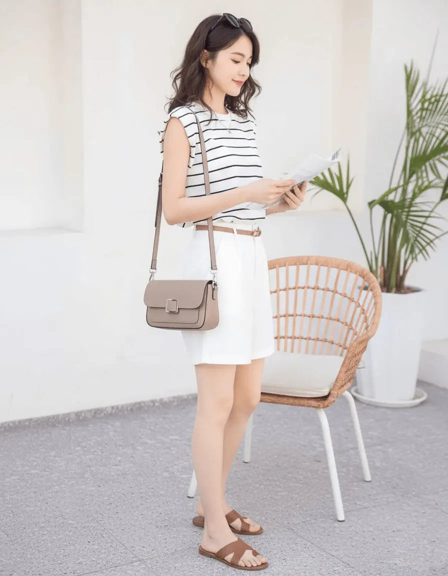 Sac à main de luxe en cuir Éloria™