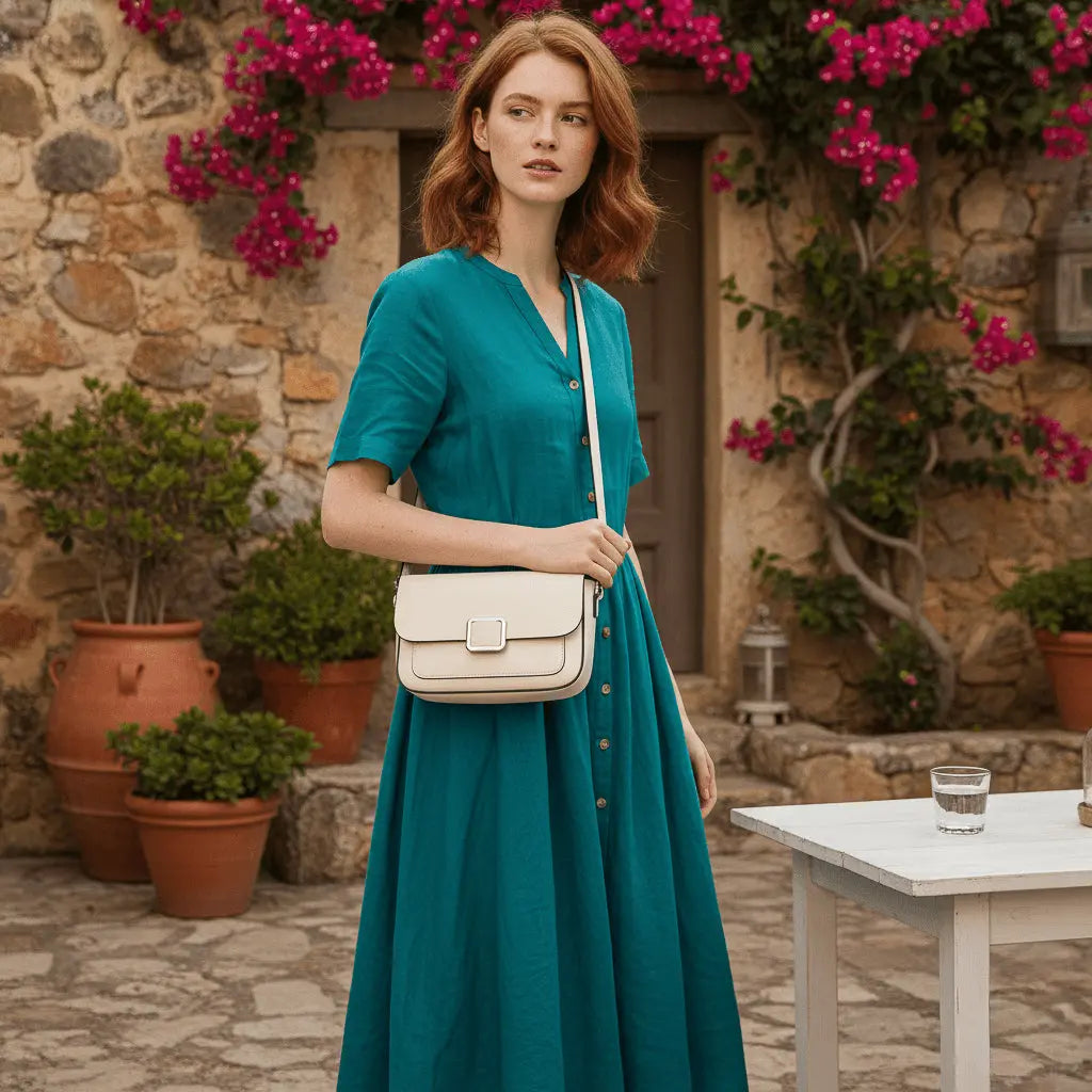 Sac à main de luxe en cuir Éloria™