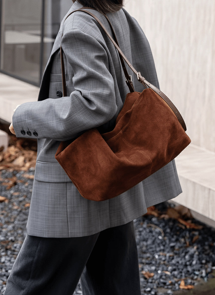 Sac en cuir suédé Athènes № 3