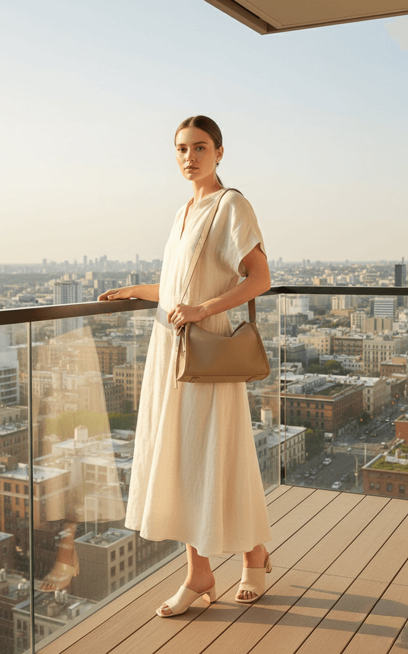 Sac de styliste en cuir Paris № 2