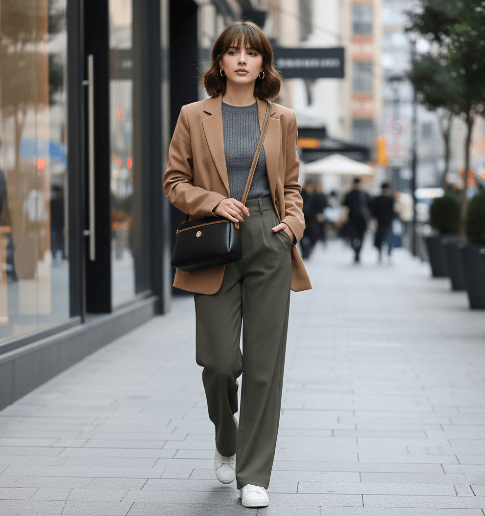 Sac en cuir classique Paris № 7