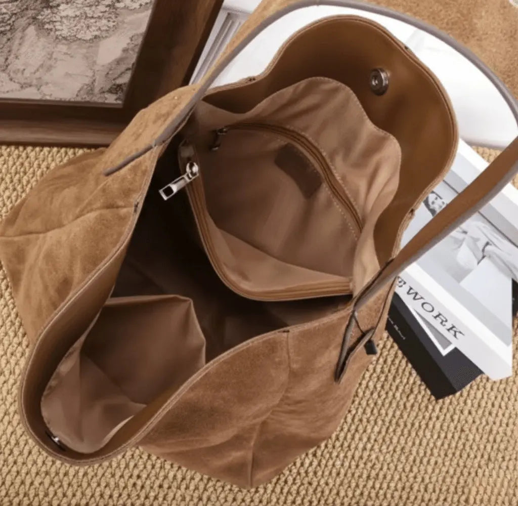 Sac fourre-tout en Daim de styliste Éloria™