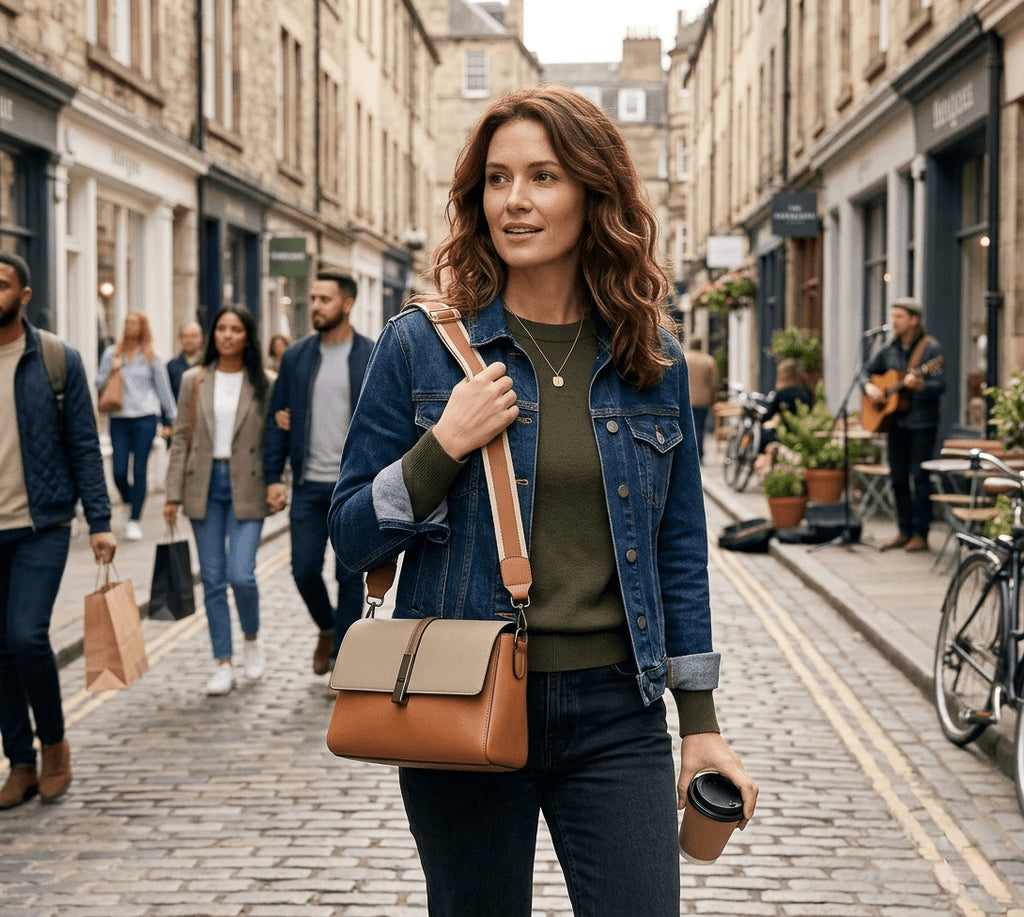 Sac bicolore en cuir Paris №4