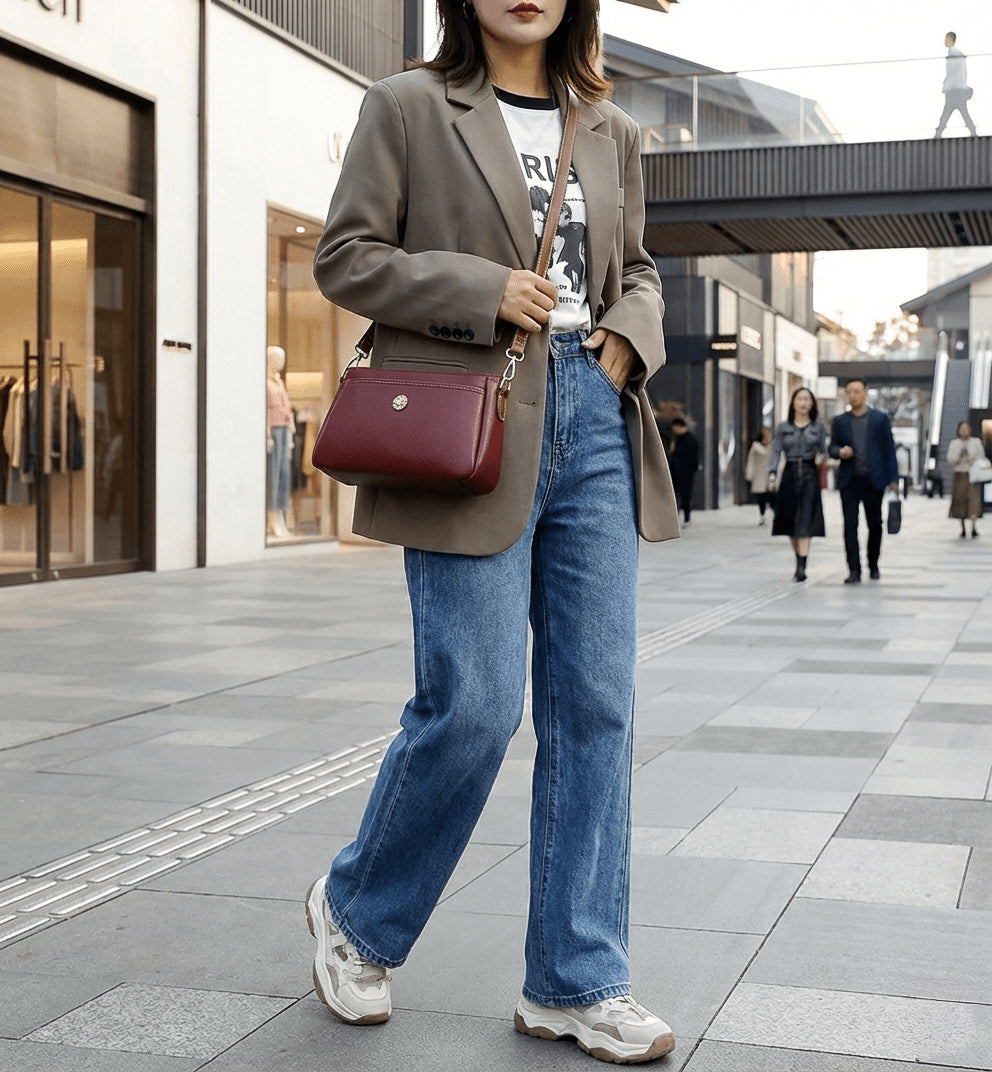 Sac en cuir classique Paris № 7