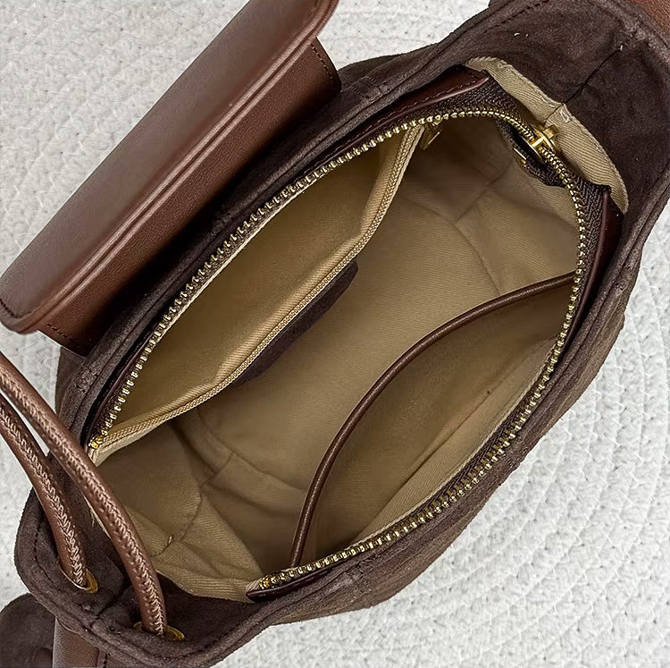 Sac en cuir suédé Rome № 3