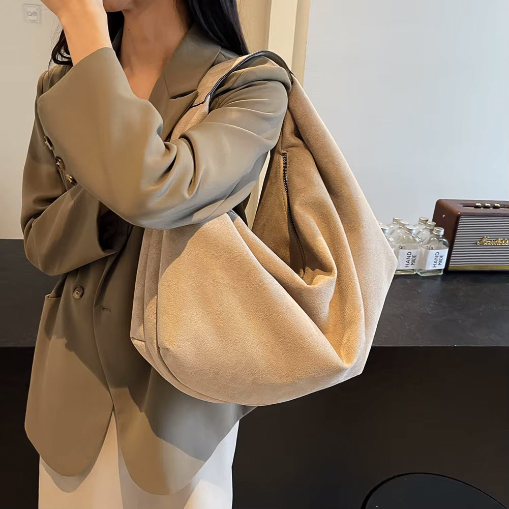 Sac de styliste en daim Paris № 6
